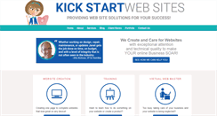 Desktop Screenshot of kickstartwebsites.com
